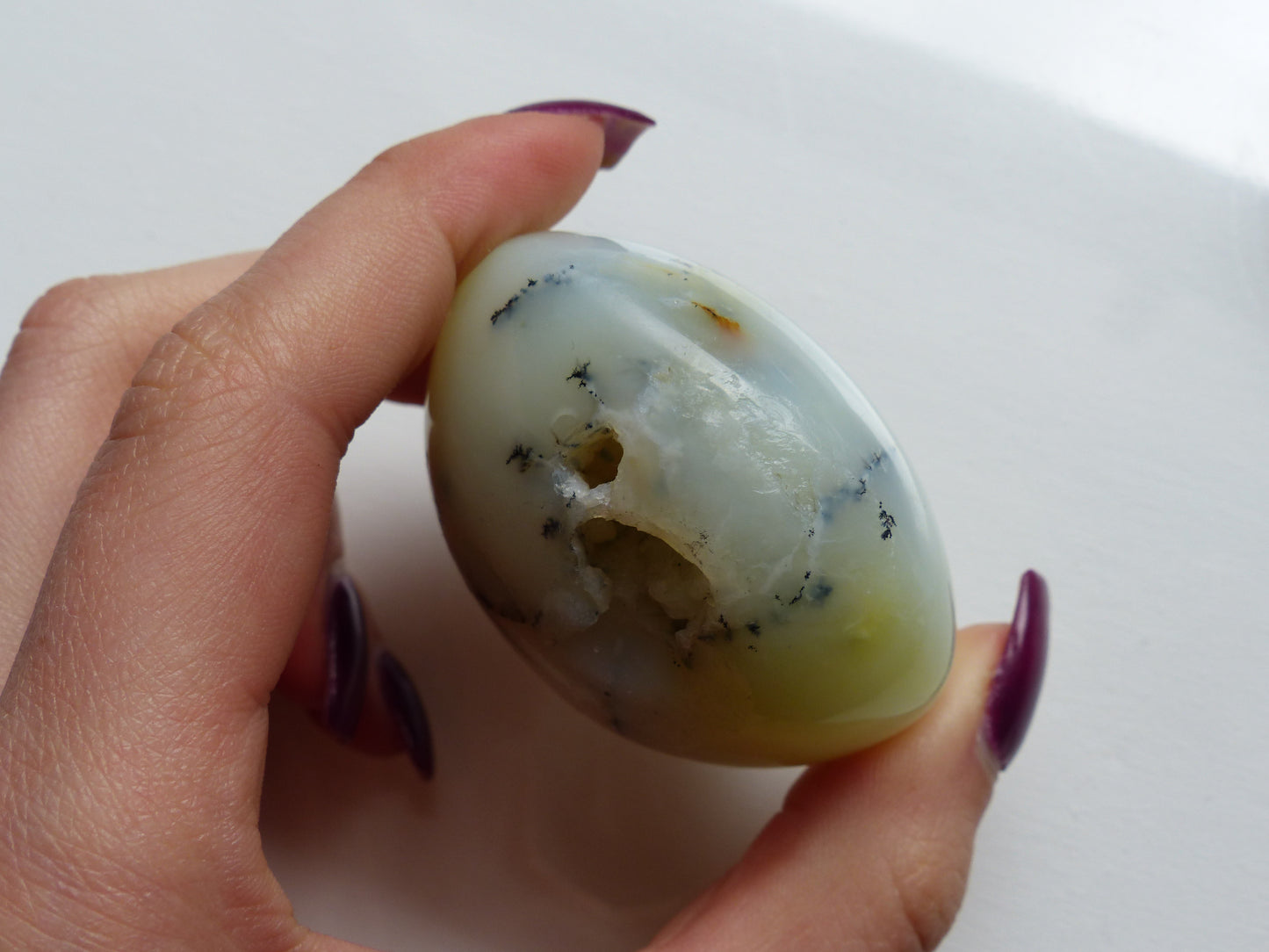Dendritic Opal Palm Stone (#10)