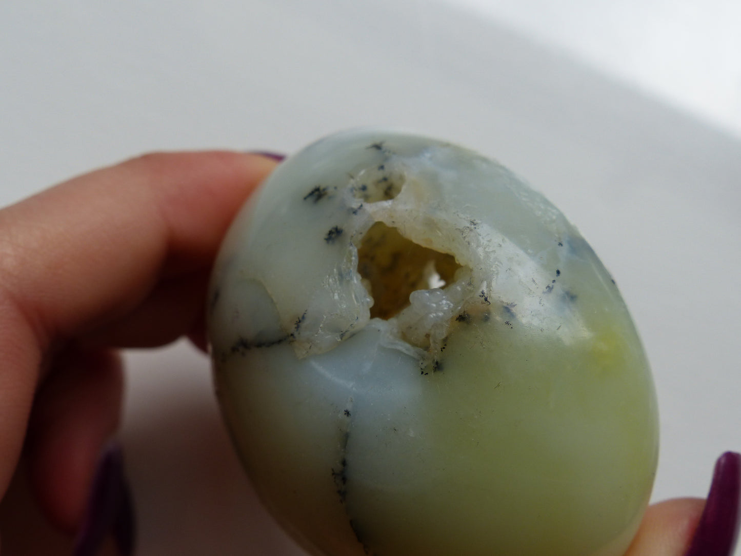 Dendritic Opal Palm Stone (#10)