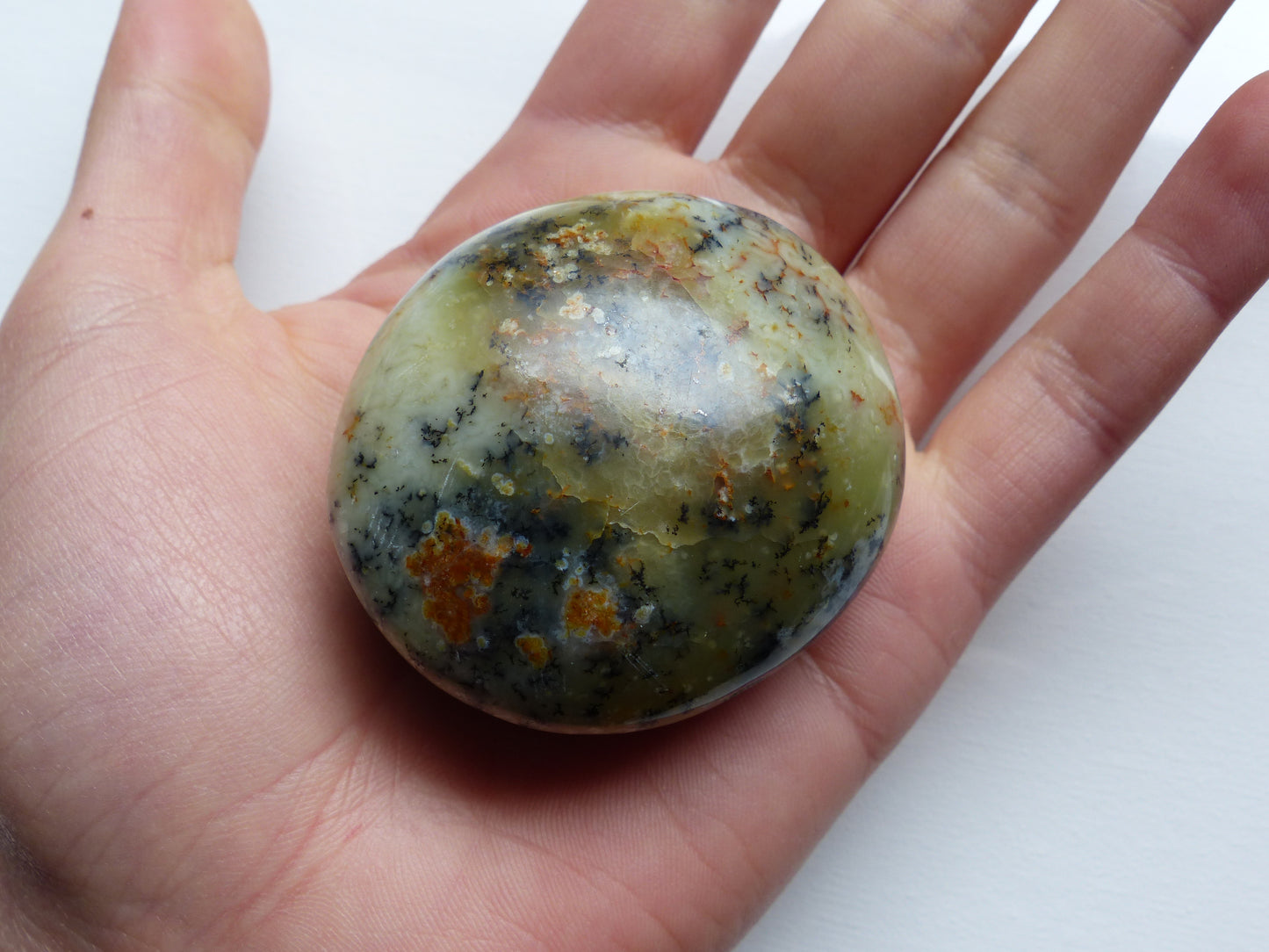 Dendritic Opal Palm Stone (#11)