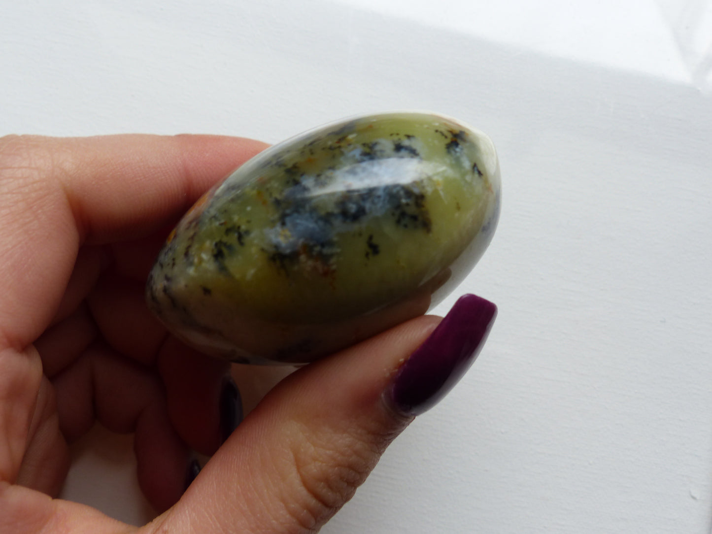 Dendritic Opal Palm Stone (#11)