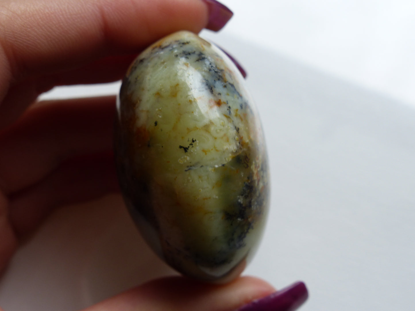 Dendritic Opal Palm Stone (#11)