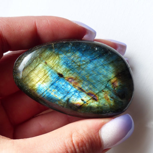 Labradorite Palm Stone (#141)