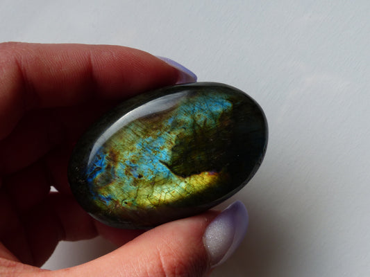 Labradorite Palm Stone (#142)