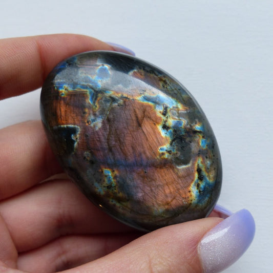 Labradorite Palm Stone (#135)