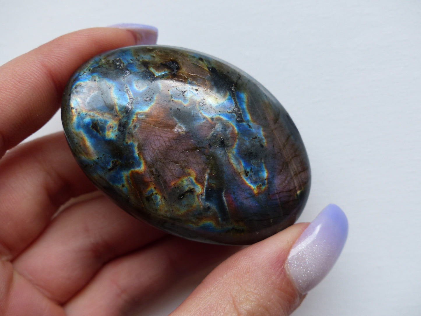 Labradorite Palm Stone (#135)