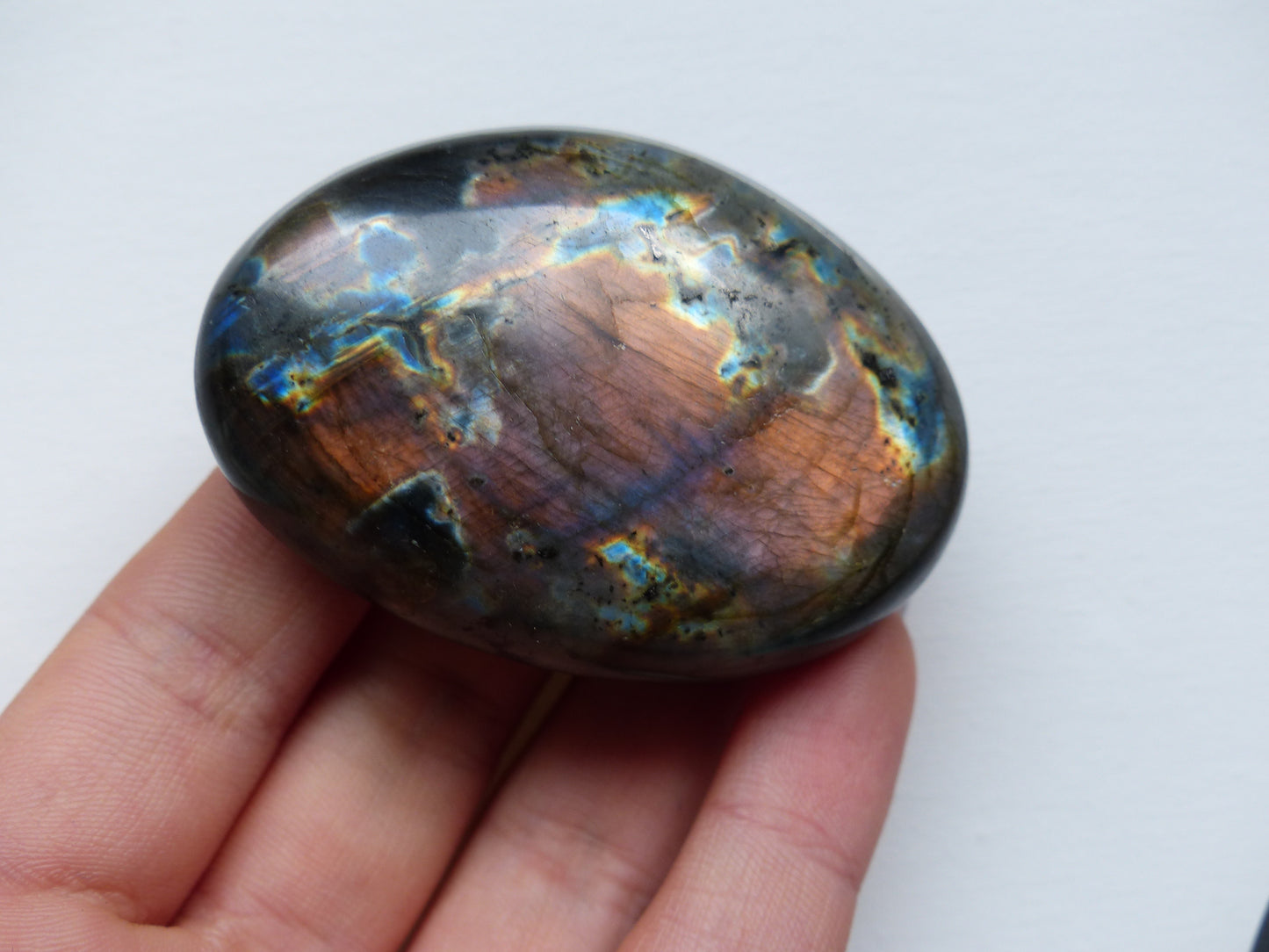 Labradorite Palm Stone (#135)