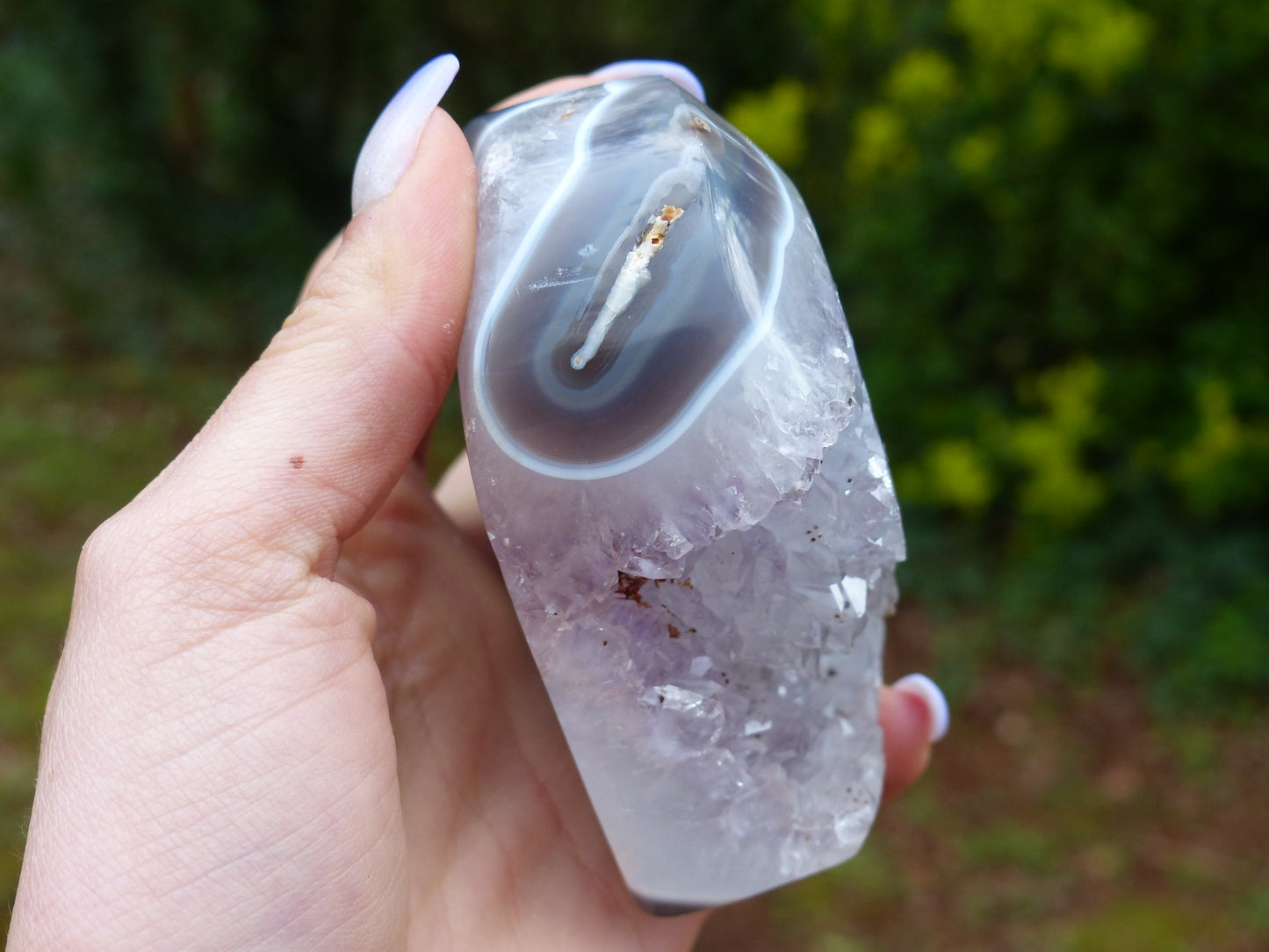 Amethyst Geode Heart (#11) - Simply Affinity