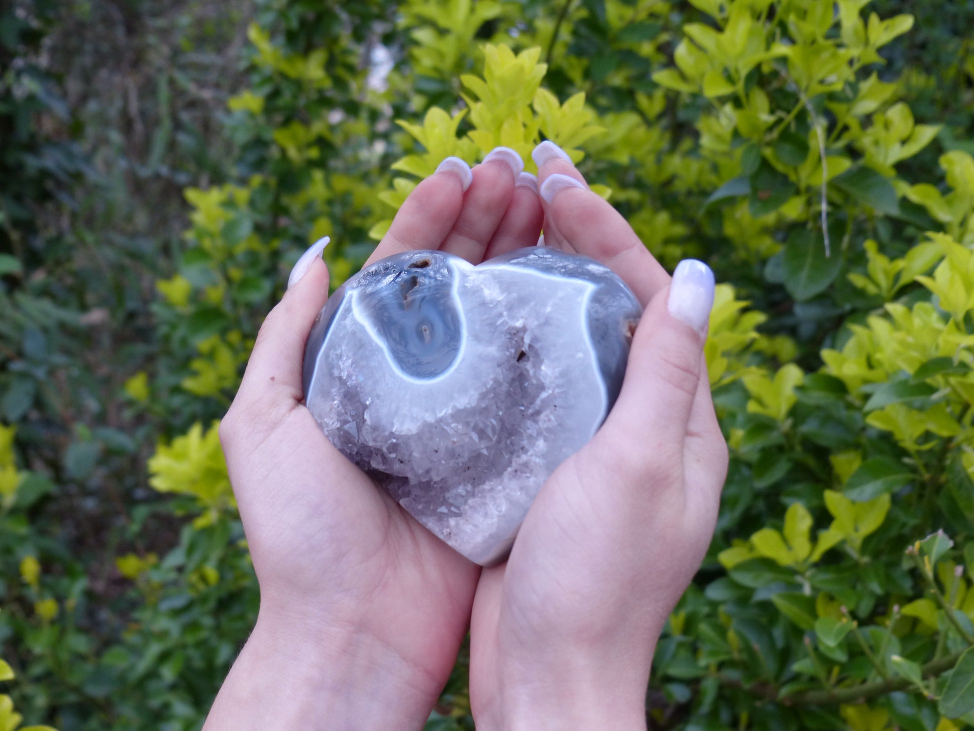 Amethyst Geode Heart (#11) - Simply Affinity