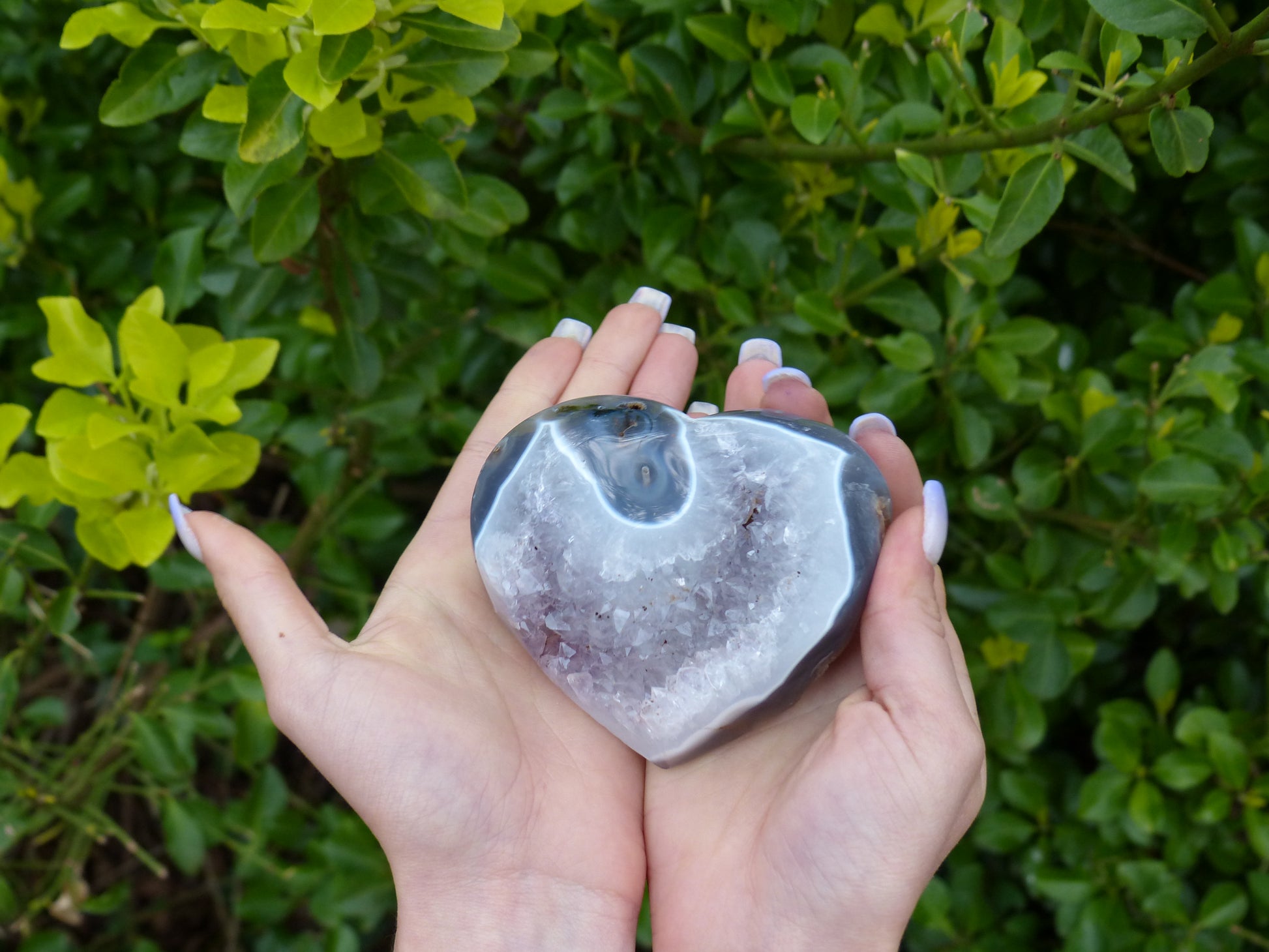 Amethyst Geode Heart (#11) - Simply Affinity