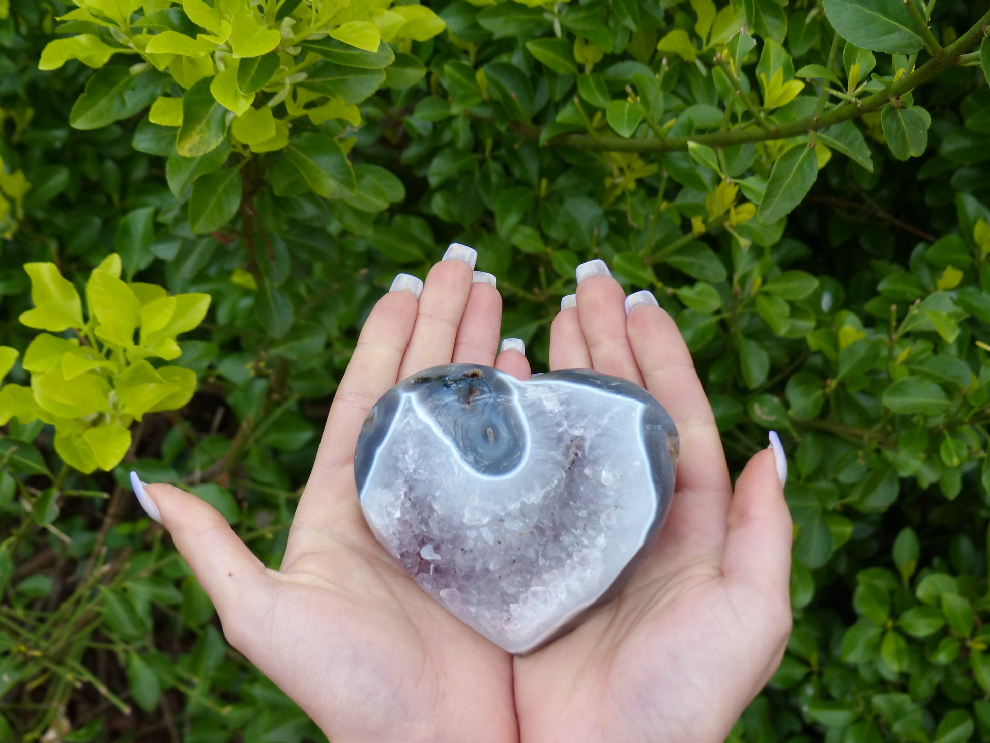 Amethyst Geode Heart (#11) - Simply Affinity