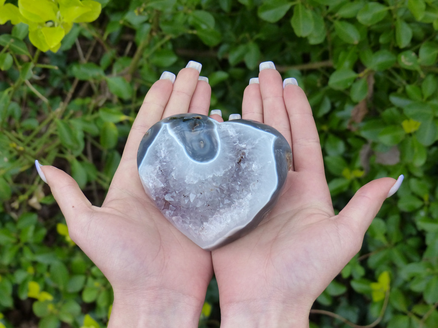 Amethyst Geode Heart (#11) - Simply Affinity