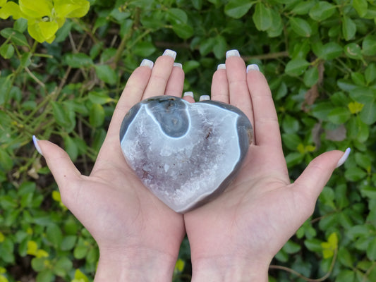 Amethyst Geode Heart (#11) - Simply Affinity
