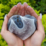 Amethyst Geode Heart (#11) - Simply Affinity
