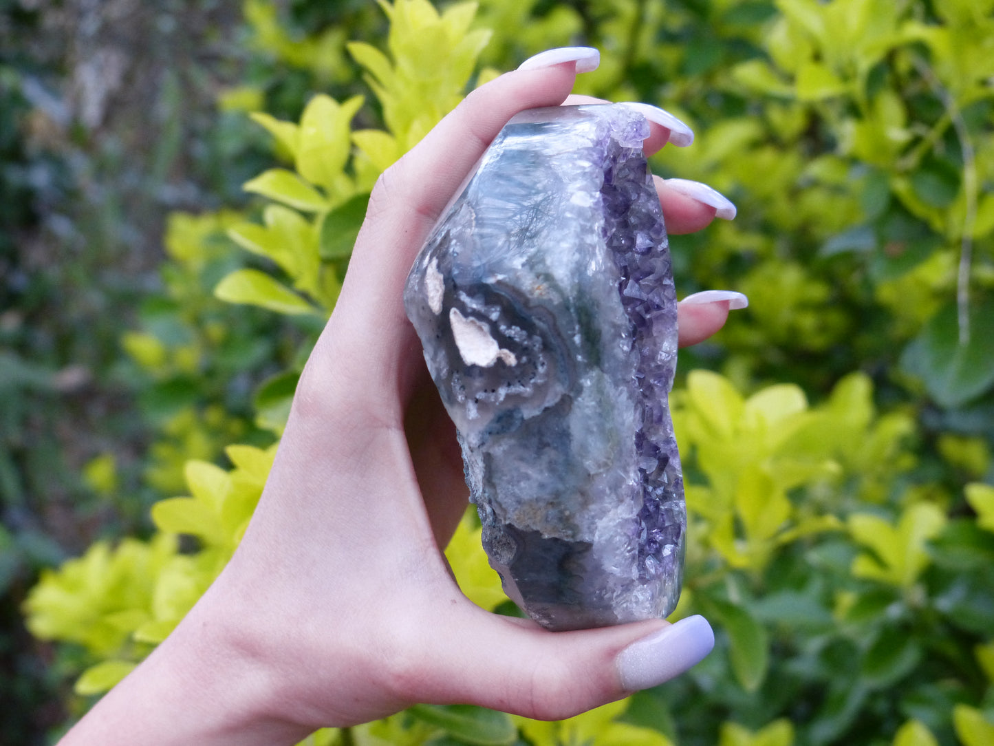 Amethyst Geode Heart (#10) - Simply Affinity