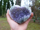 Amethyst Geode Heart (#10) - Simply Affinity