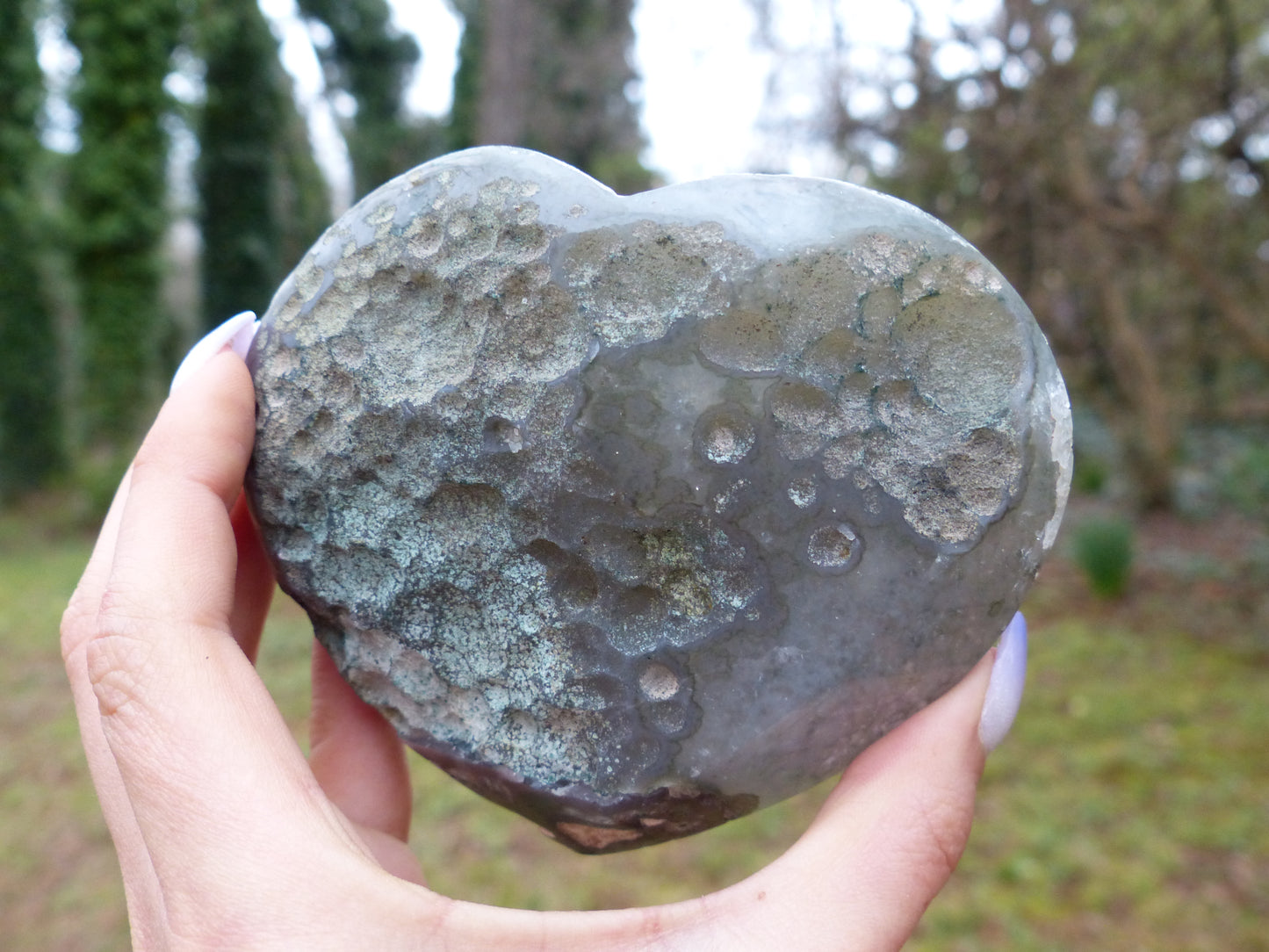 Amethyst Geode Heart (#10) - Simply Affinity