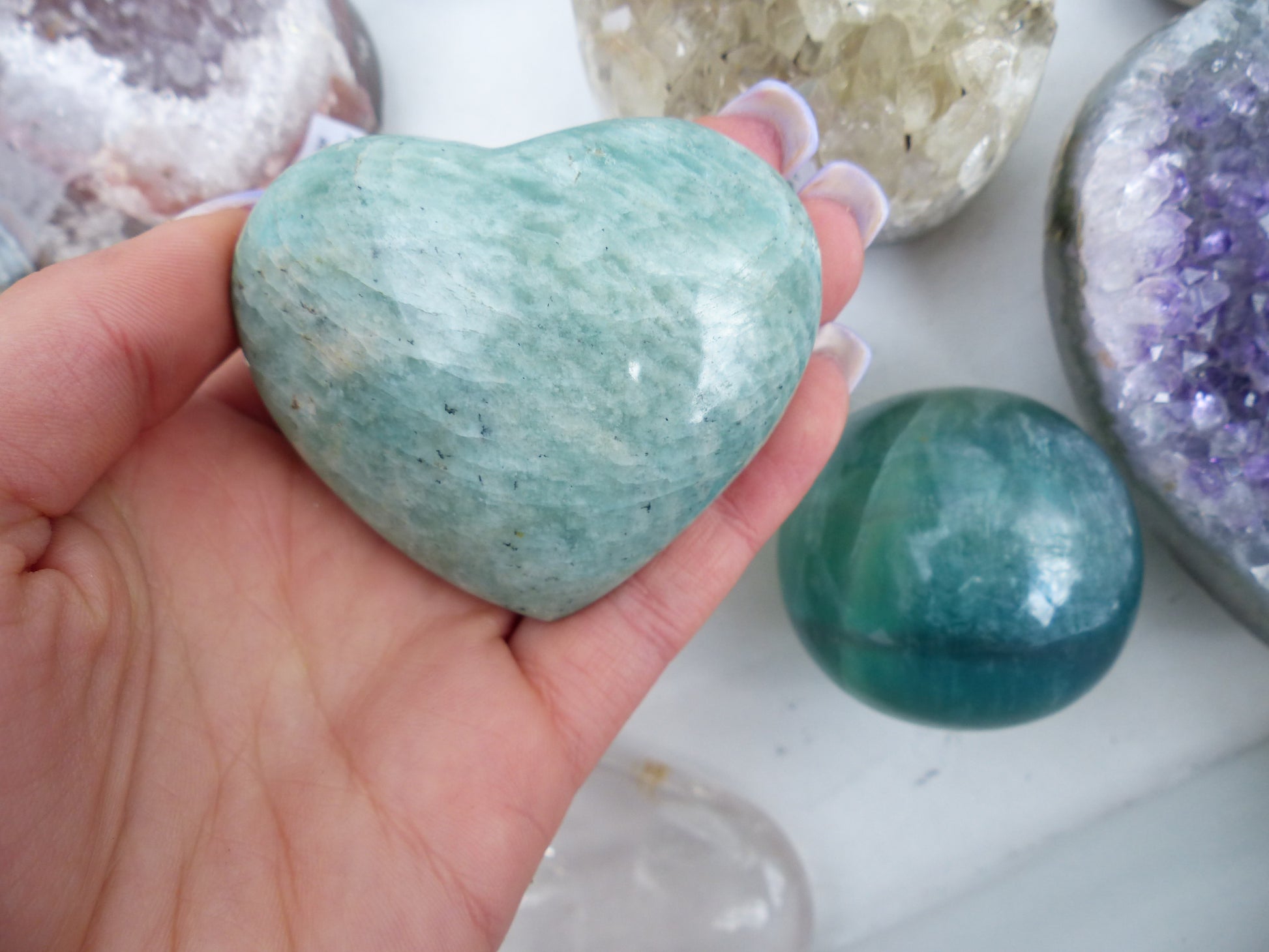 Amazonite Heart (#1) - Simply Affinity