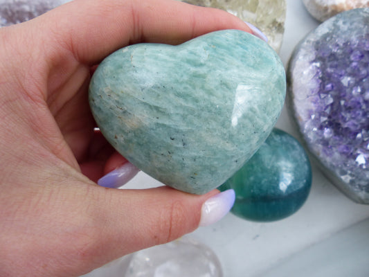 Amazonite Heart (#1) - Simply Affinity
