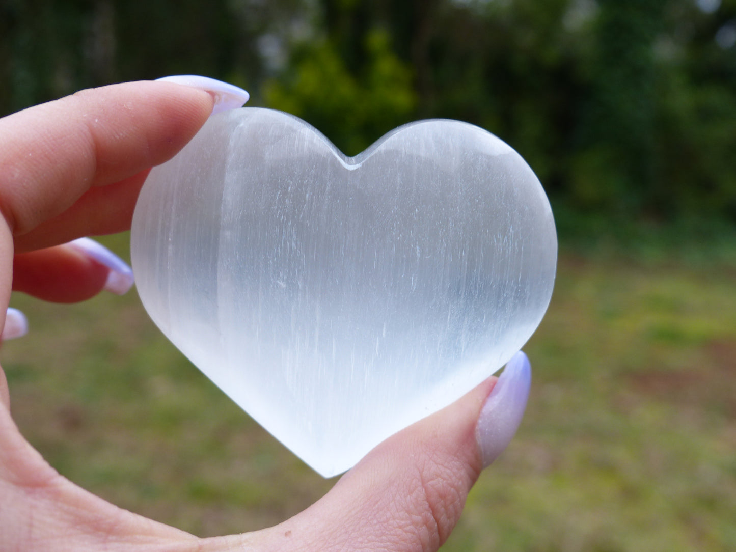 Selenite Heart (#2)