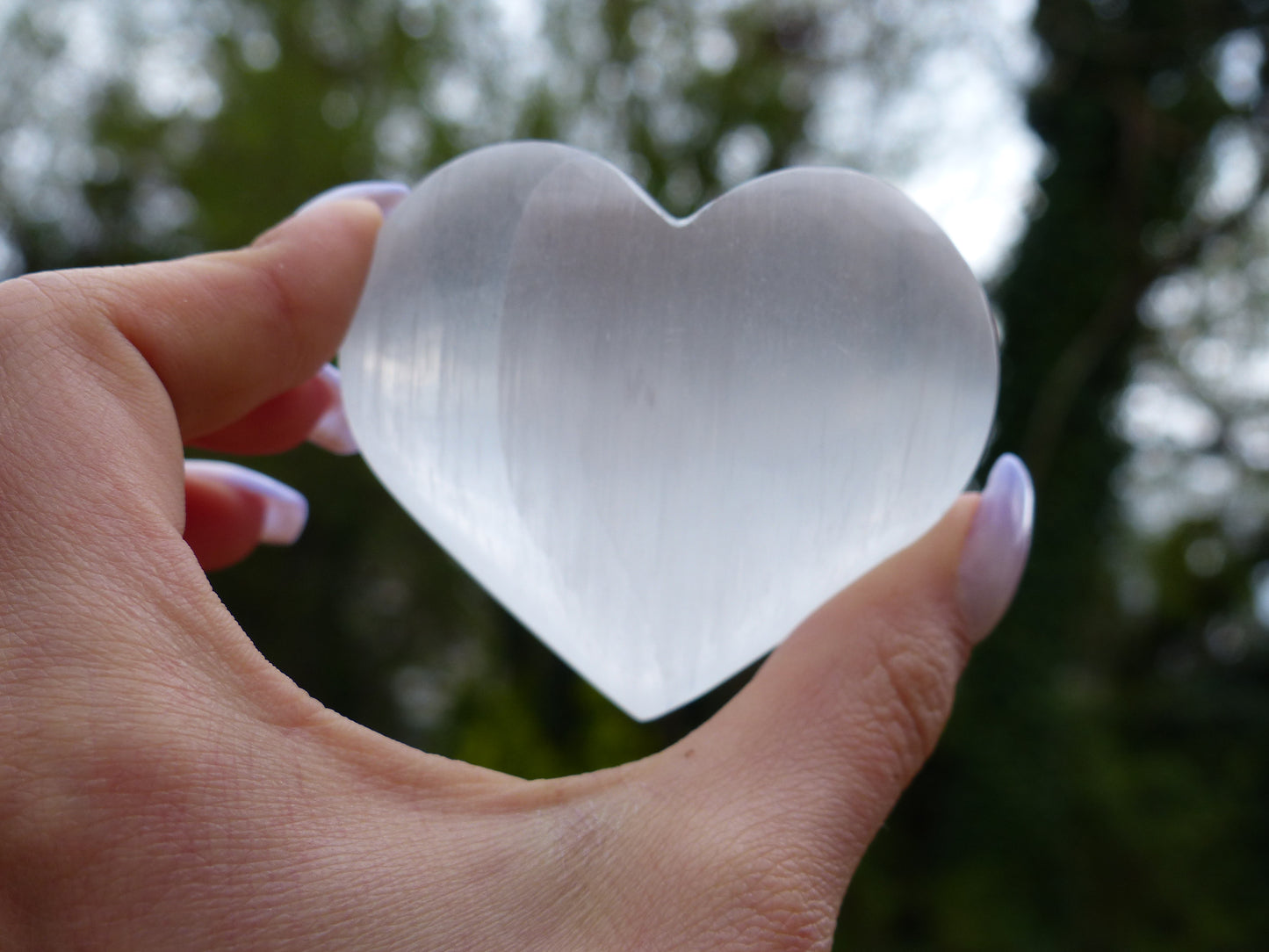 Selenite Heart (#2)