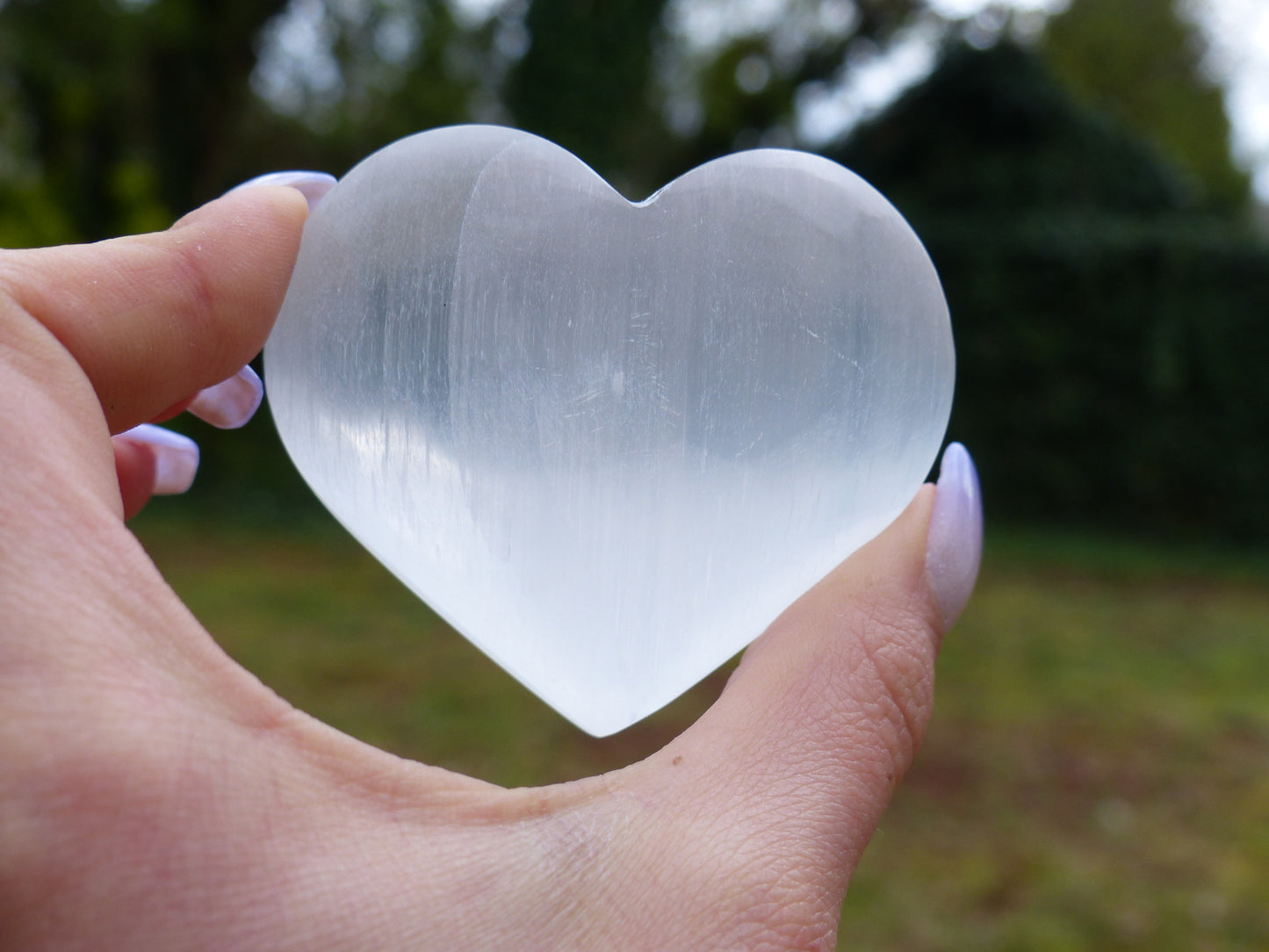Selenite Heart (#2)
