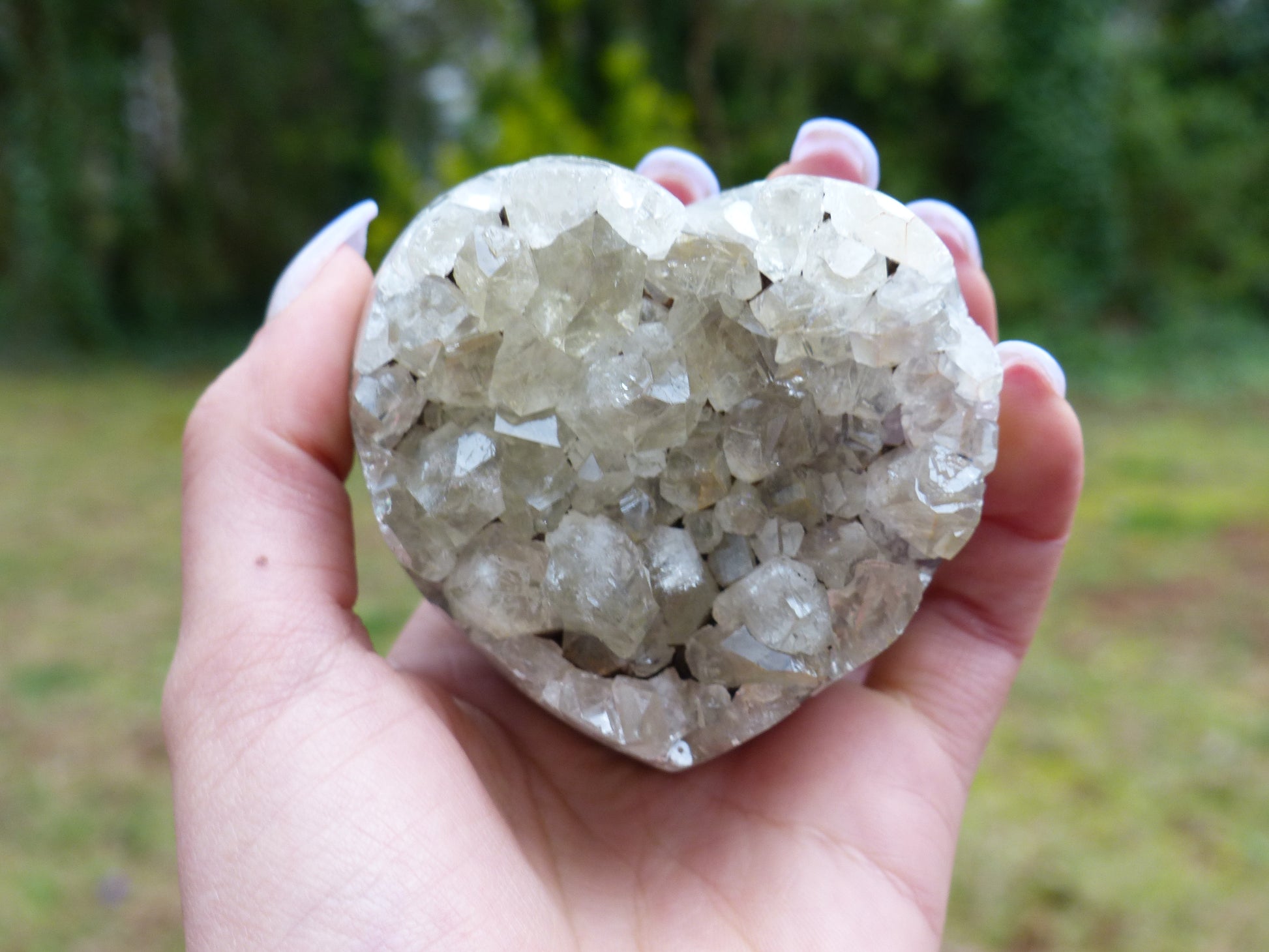 Amethyst Geode Heart (#13) - Simply Affinity