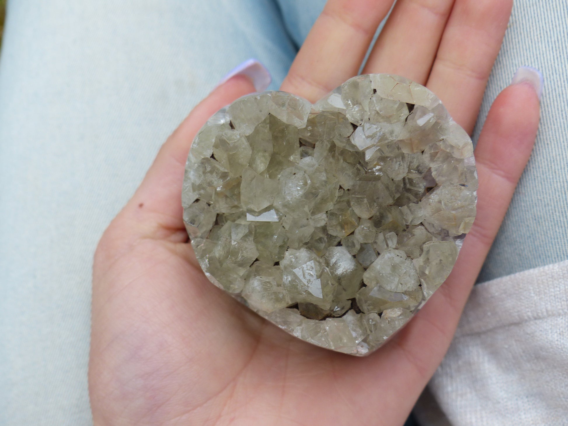 Amethyst Geode Heart (#13) - Simply Affinity