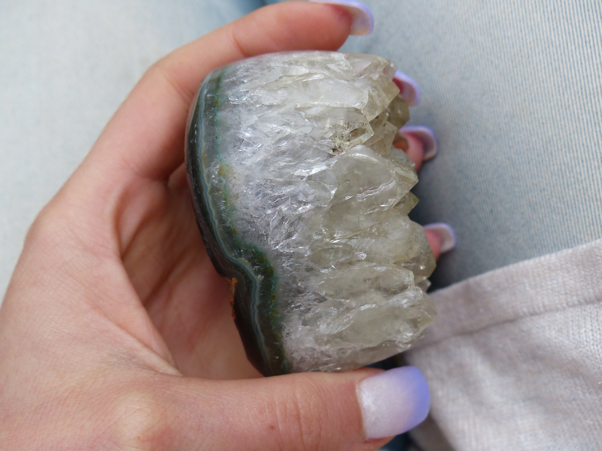 Amethyst Geode Heart (#13) - Simply Affinity