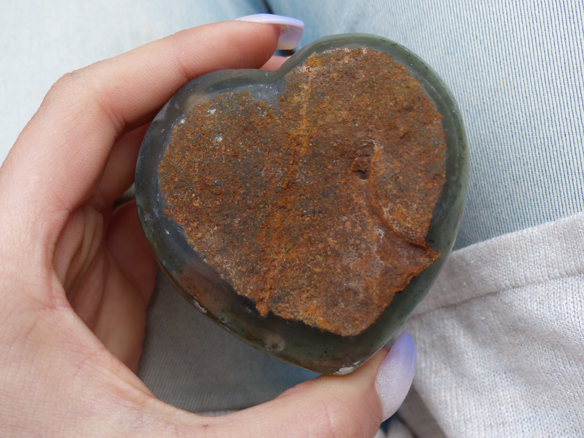 Amethyst Geode Heart (#13) - Simply Affinity