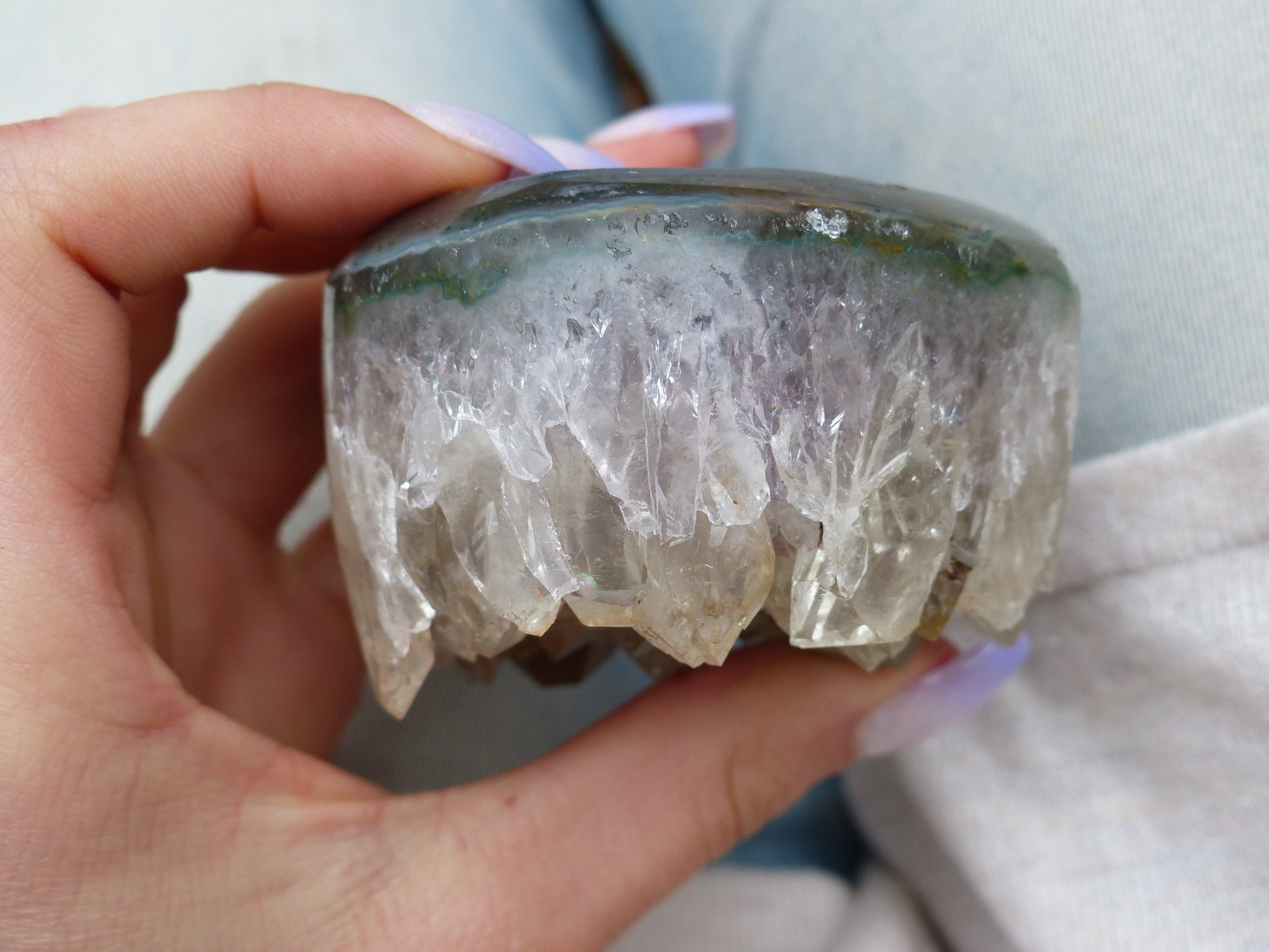 Amethyst Geode Heart (#13) - Simply Affinity
