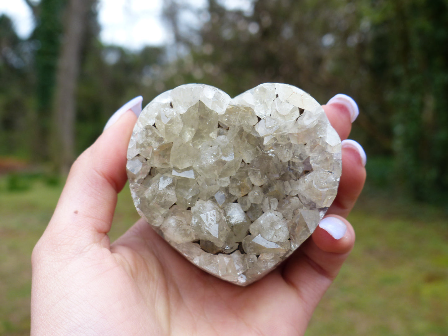 Amethyst Geode Heart (#13) - Simply Affinity