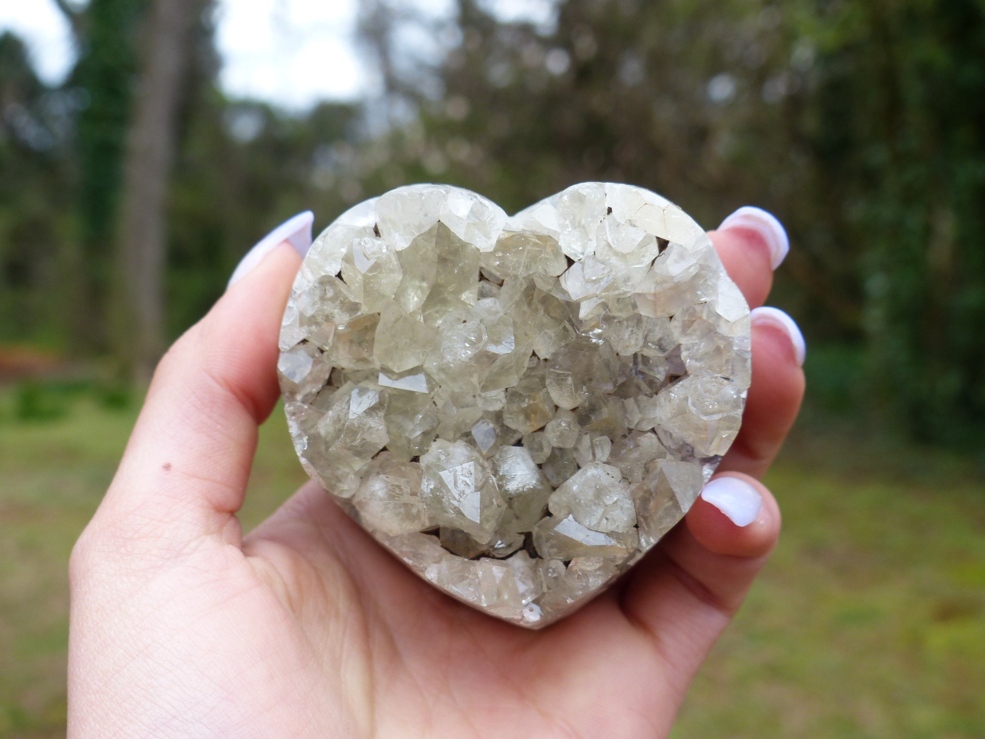 Amethyst Geode Heart (#13) - Simply Affinity