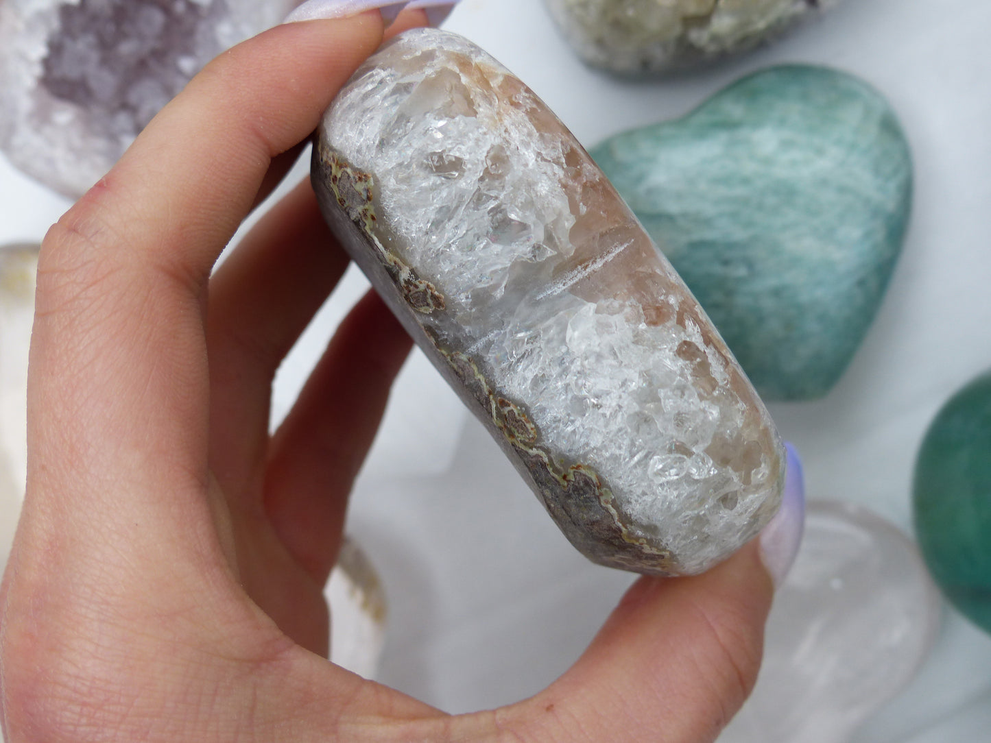 Amethyst Geode Heart (#12) - Simply Affinity