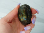 Labradorite Palm Stone (#126)