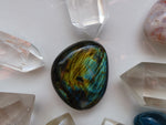 Labradorite Palm Stone (#124)