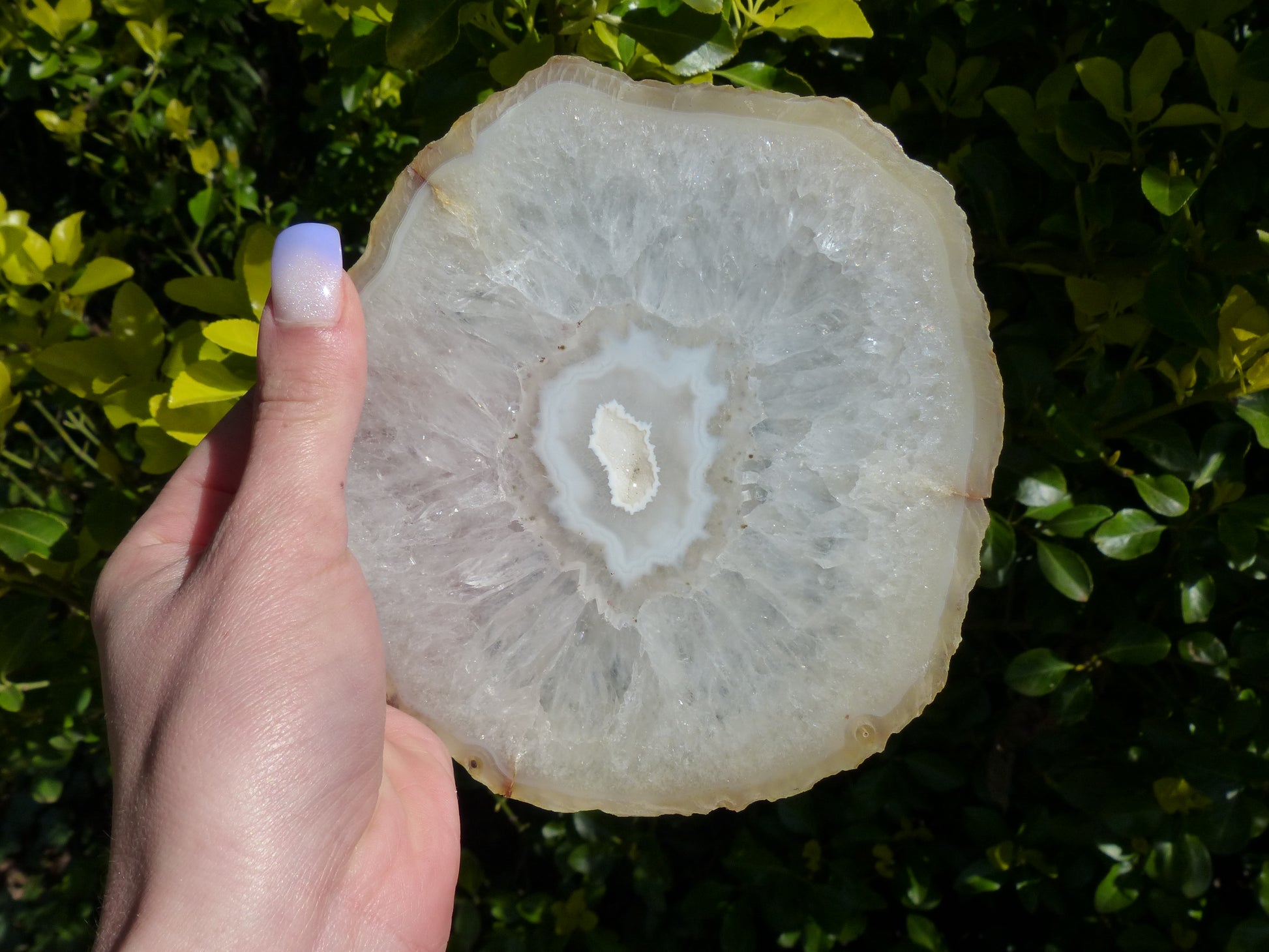 Agate Slice with Druzy Inclusions (#4) - Simply Affinity