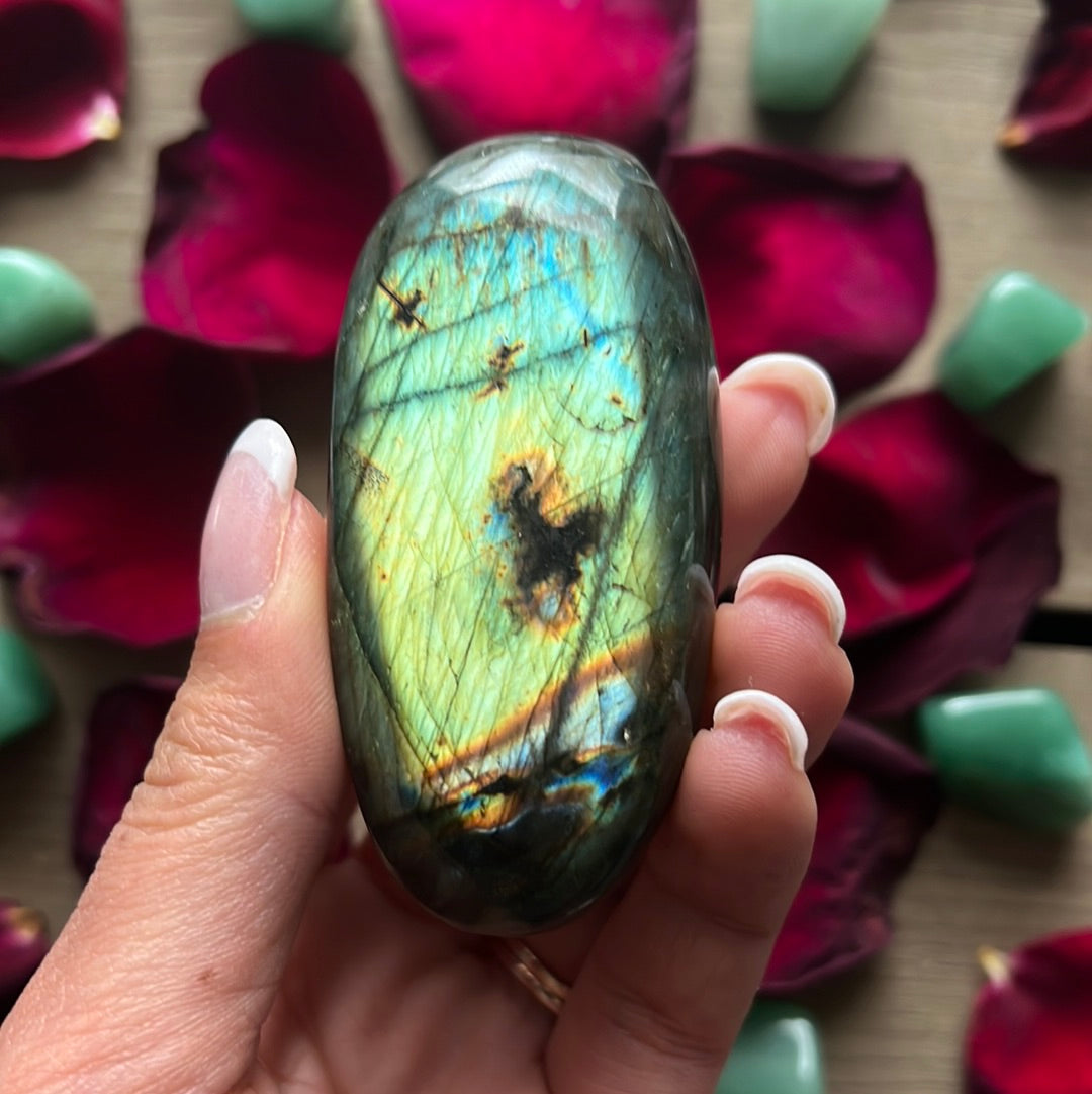 Labradorite Palm Stone (#88E) - Simply Affinity