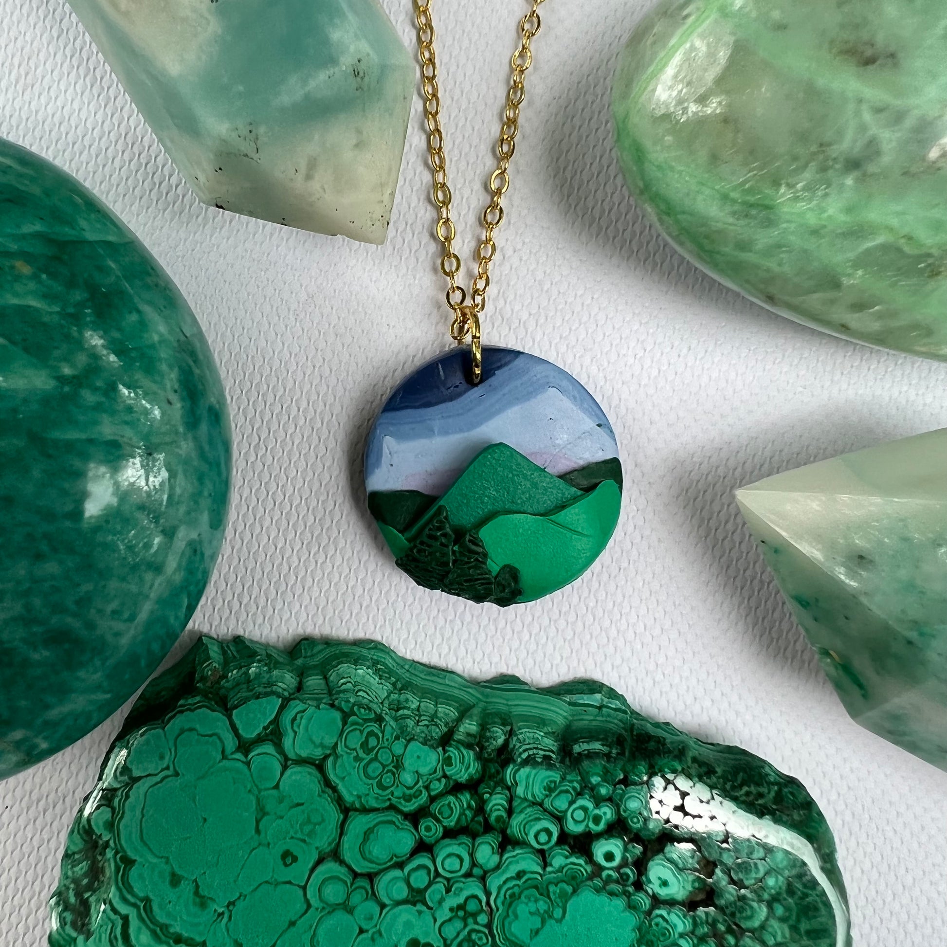 Blue Ridge Mountain Necklace - Ready to Ship - Simply Affinity