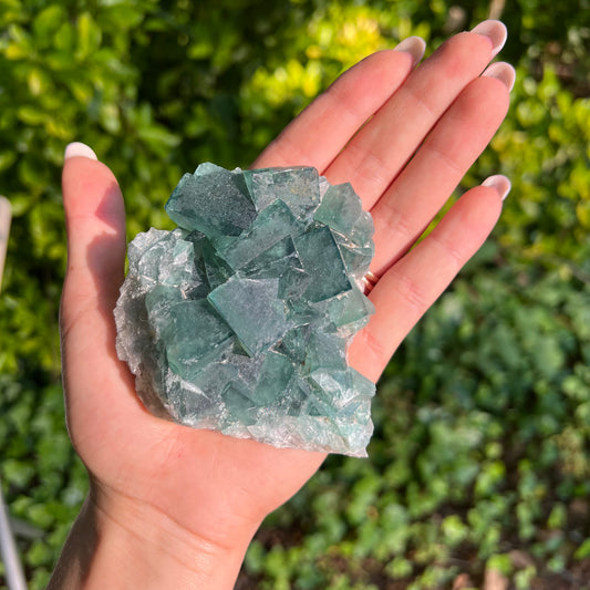 Raw Cubic Fluorite Cluster (#12) - Simply Affinity
