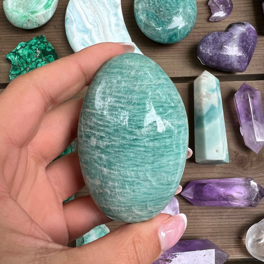 Amazonite Palm Stone (#10) - Simply Affinity