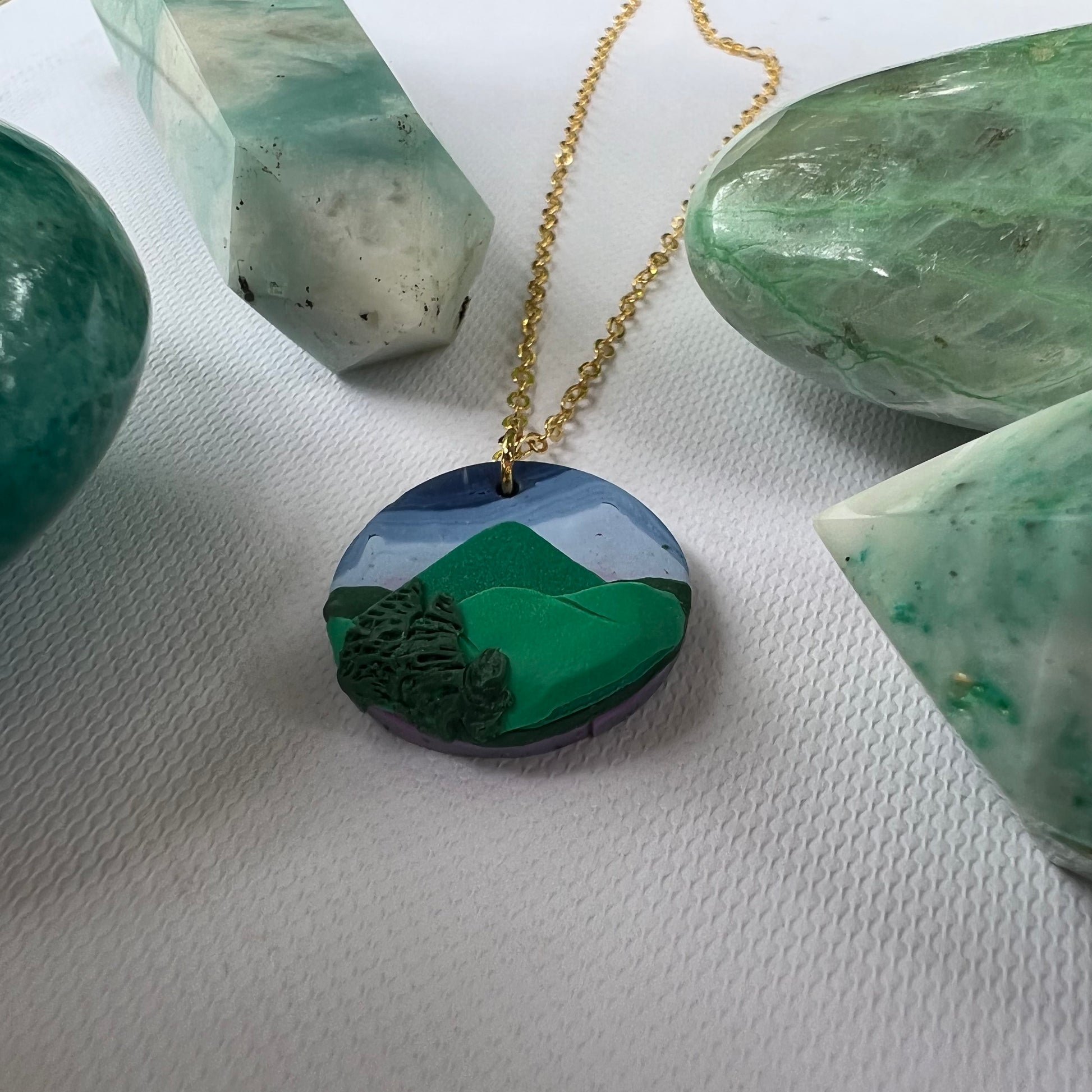 Blue Ridge Mountain Necklace - Ready to Ship - Simply Affinity
