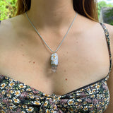 Celestial Marbled Quartz Point Necklace - Ready to Ship - Simply Affinity