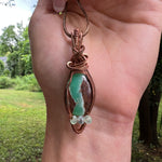 Handmade Wire-Wrapped Chrysoprase Pendant - Ready to Ship - Simply Affinity