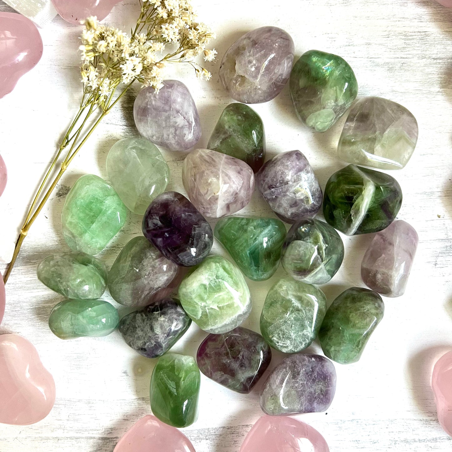 Fluorite Tumble Stone (1 piece intuitively chosen) - Simply Affinity