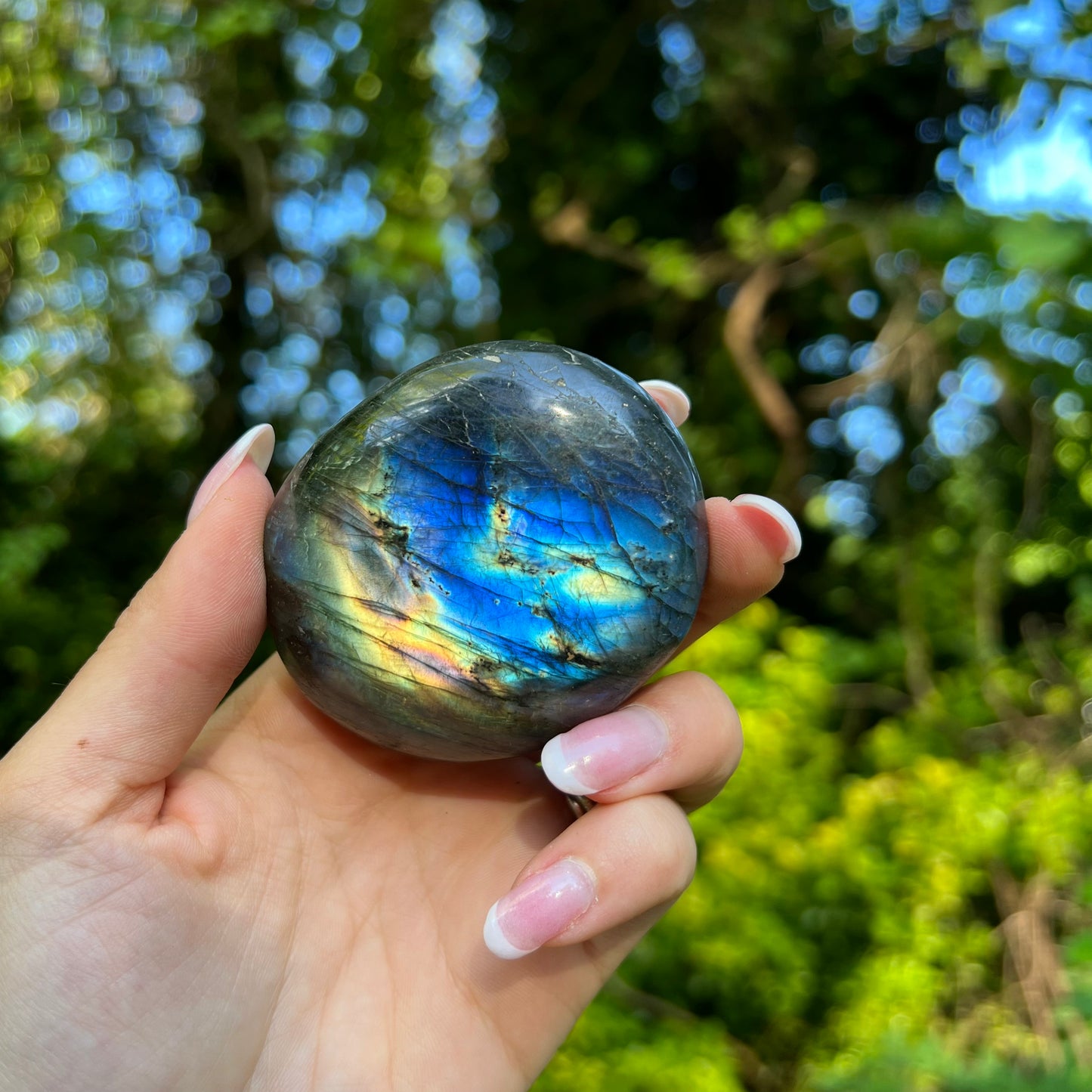 Labradorite Palm Stone (#25) - Simply Affinity