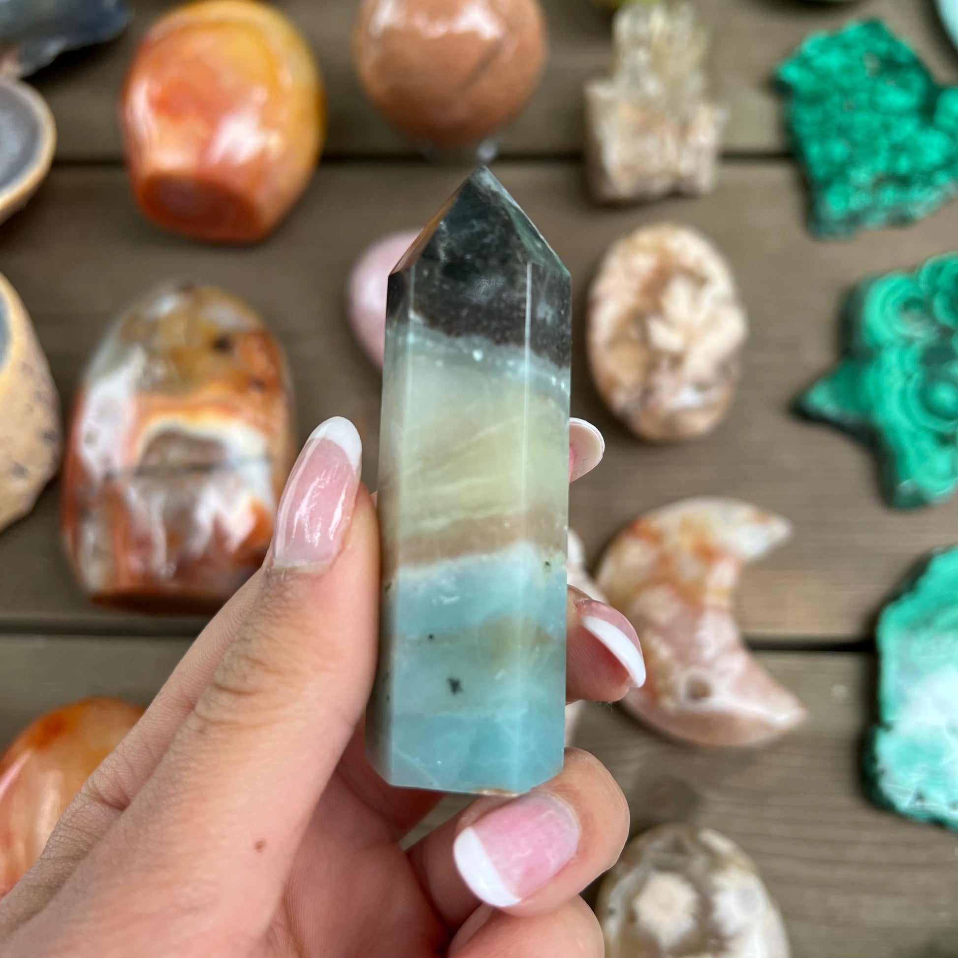 Amazonite Point (#3MTT) - Simply Affinity