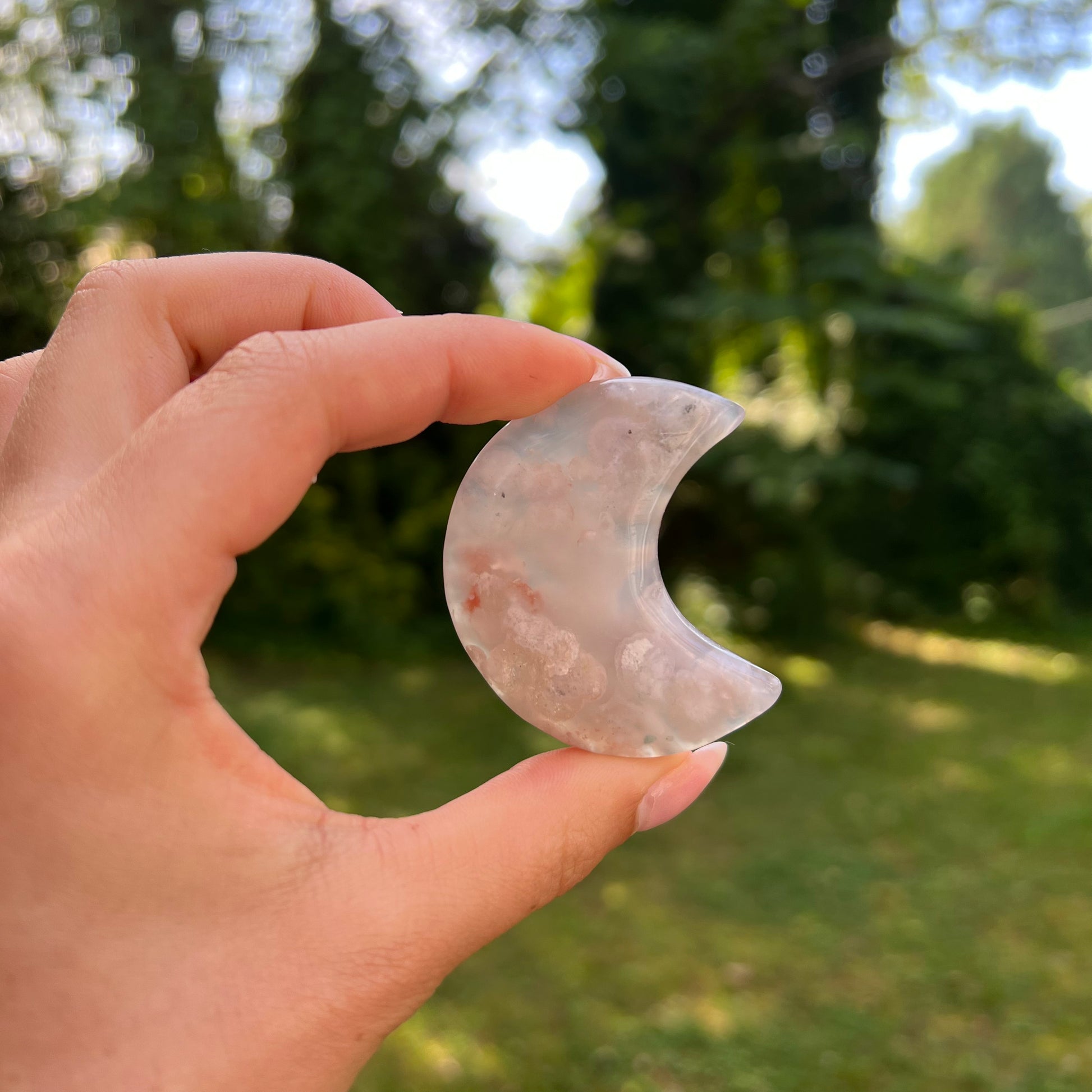 Flower Agate Moon (#12) - Simply Affinity
