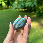 Rainbow Labradorite Palm Stone (#319) - Simply Affinity