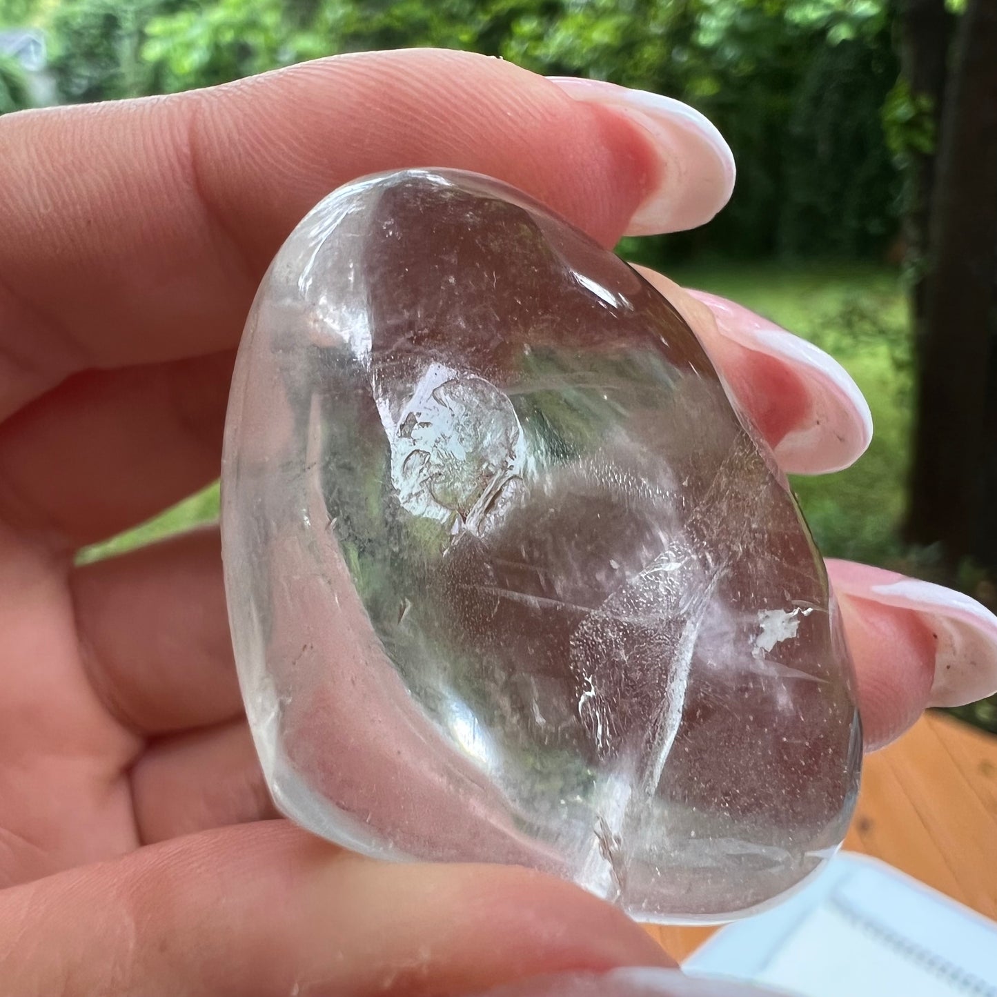 Mini Clear Quartz Heart (#1) - Simply Affinity
