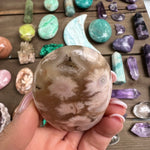 Flower Agate Palm Stone (#33) - Simply Affinity